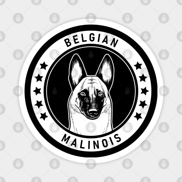 Belgian Malinois Fan Gift Magnet by millersye